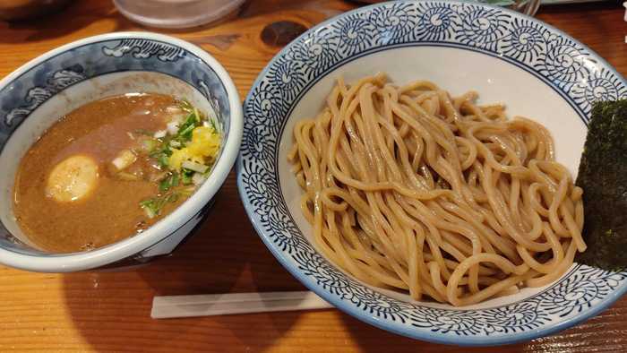 道玄坂 マンモスの濃厚つけ麺(胚芽麺)
